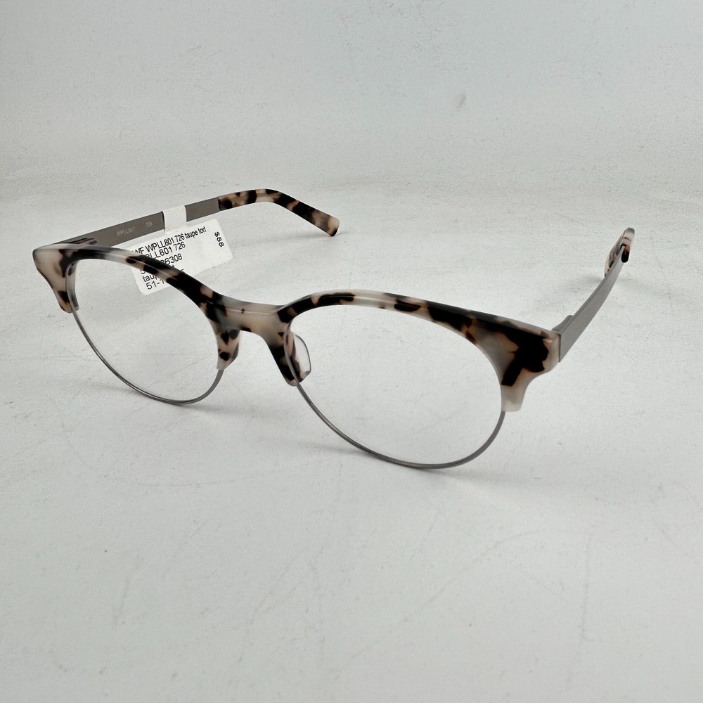 Walmart WPLL801 Unisex Eyeglasses Frame Gray‎ Oval Shape Full Rim 51-18-135mm